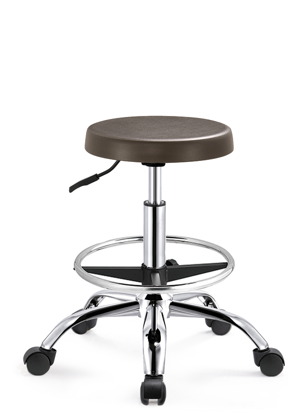 Ergonomische Tabouret Bruin op Wielen