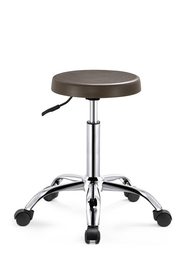 Ergonomische Tabouret Bruin op Wielen