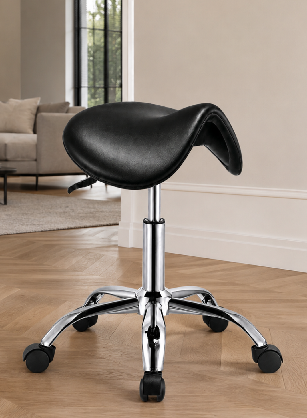 Slimzitten Start | Ergonomische Zadelkruk Zwart